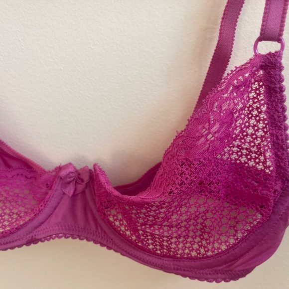Timpa Bra 34C large and bottom Large, magenta pink - Picture 3 of 5